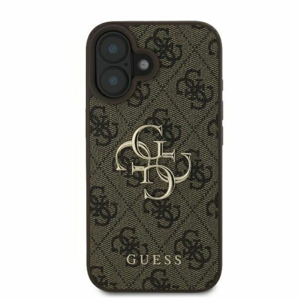 GUESS case for IPHONE 16 Plus GUHCP16M4GMGBR (4G PU Big Logo) brown