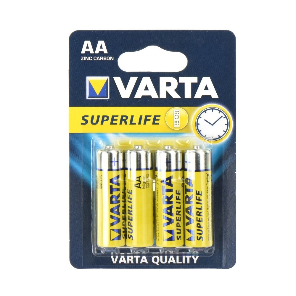 366ada0fb3e39bb940fc46a76dfceece VARTA zinc battery R6 (AA) Superlife 4 pcs