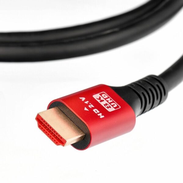 Cable HDMI 2.1 Cable 8K 60Hz / 4K 120Hz – Ultra High Speed, HDR, eARC, VRR, 48Gbps 3 m black