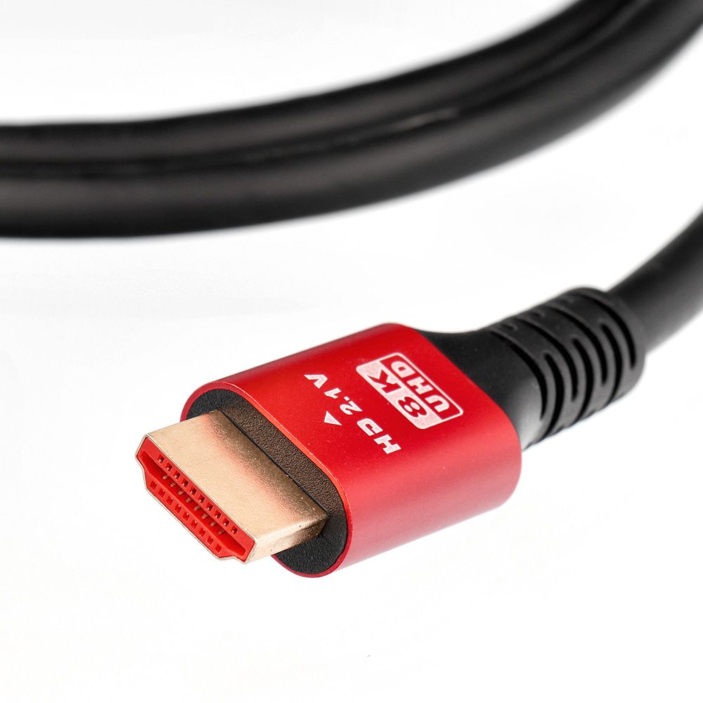 Cable HDMI 2.1 Cable 8K 60Hz / 4K 120Hz – Ultra High Speed, HDR, eARC, VRR, 48Gbps 3 m black