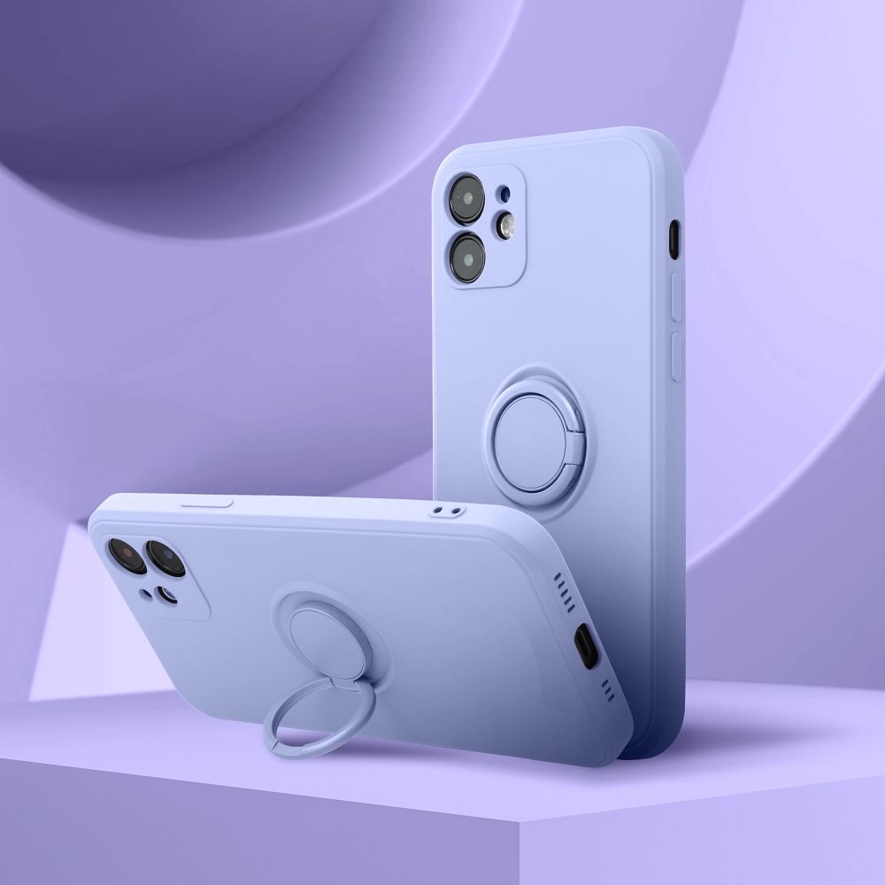 SILICONE RING case for SAMSUNG A55 5G violet