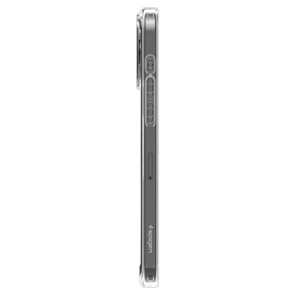 SPIGEN case ULTRA HYBRID MAG compatible with MagSafe for IPHONE 15 Pro Max white