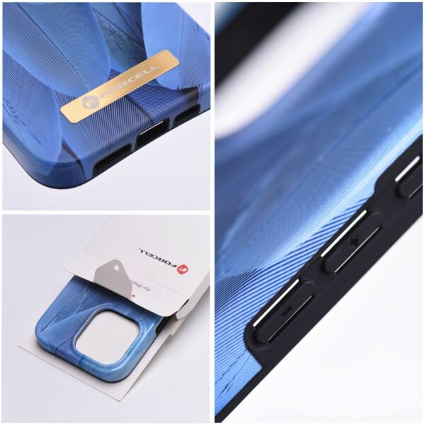 FORCELL F-PROTECT Mirage case compatible with MagSafe for IPHONE 15 Plus blue bird