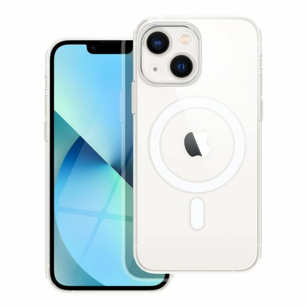 CLEAR MAG COVER case compatible with MagSafe for IPHONE 13 Mini transparent