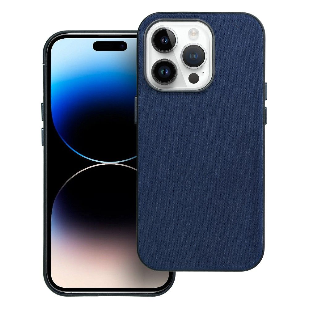 WOVEN MAG COVER case compatible with MagSafe for IPHONE 14 Pro sea blue