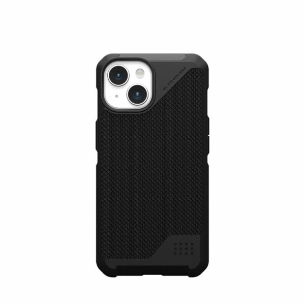 UAG Urban Armor Gear case METROPOLIS LT compatible with MagSafe for IPHONE 15 kevlar black