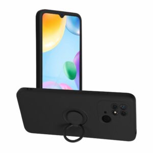 SILICONE RING case for XIAOMI Redmi 10C black