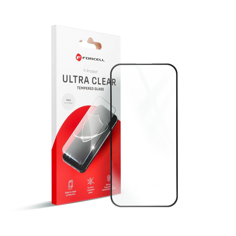 Forcell Ultra Clear Glass - for Samsung Galaxy A16 4G / A16 5G / M16 5G black