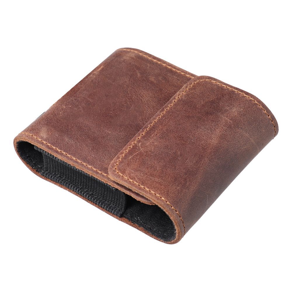 ROYAL Crazy Horse universal horizontal leather belt holster size V for SAMSUNG FLIP 1 / 2 / 3 / 4 / HUAWEI P50 Pocket / MOTOROLA RAZR 5G brown