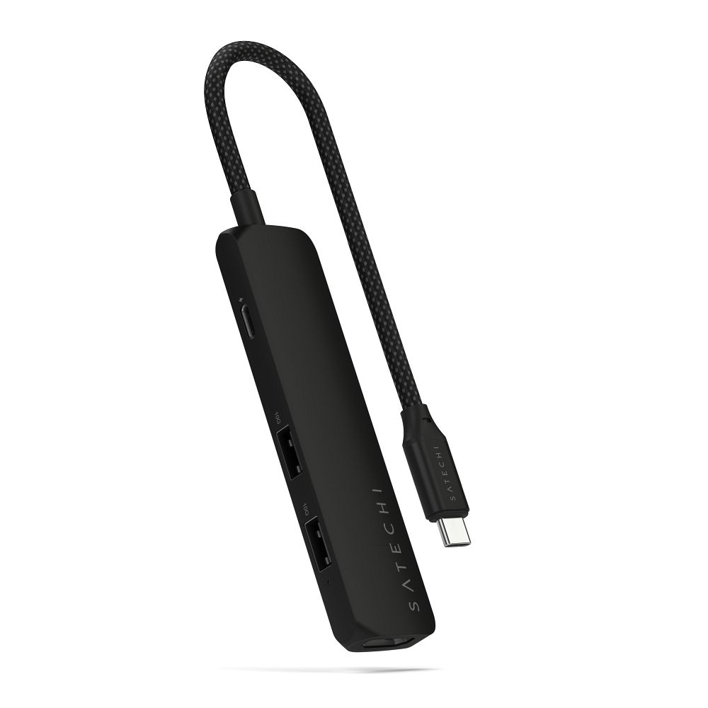 SATECHI adapter HUB 4in1 Type C ST-P4SK black