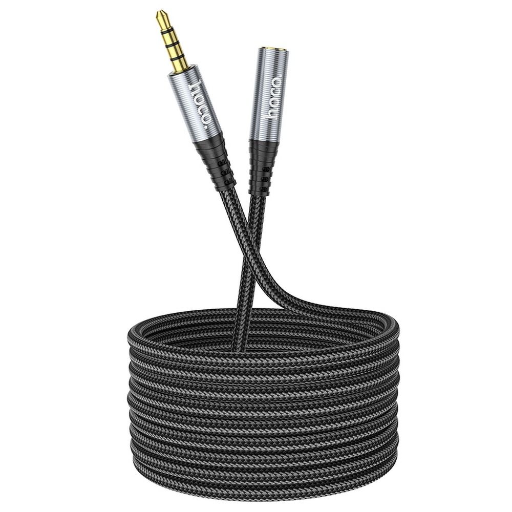 HOCO cable AUX Jack 3,5 mm (male) to Jack 3,5 mm (female) UPA20 2 m black