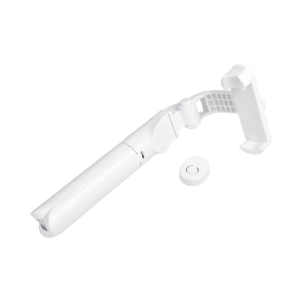 386350187de0cf46becd5829736037dc Selfie stick with wireless remote control tripod SSTR-12 white