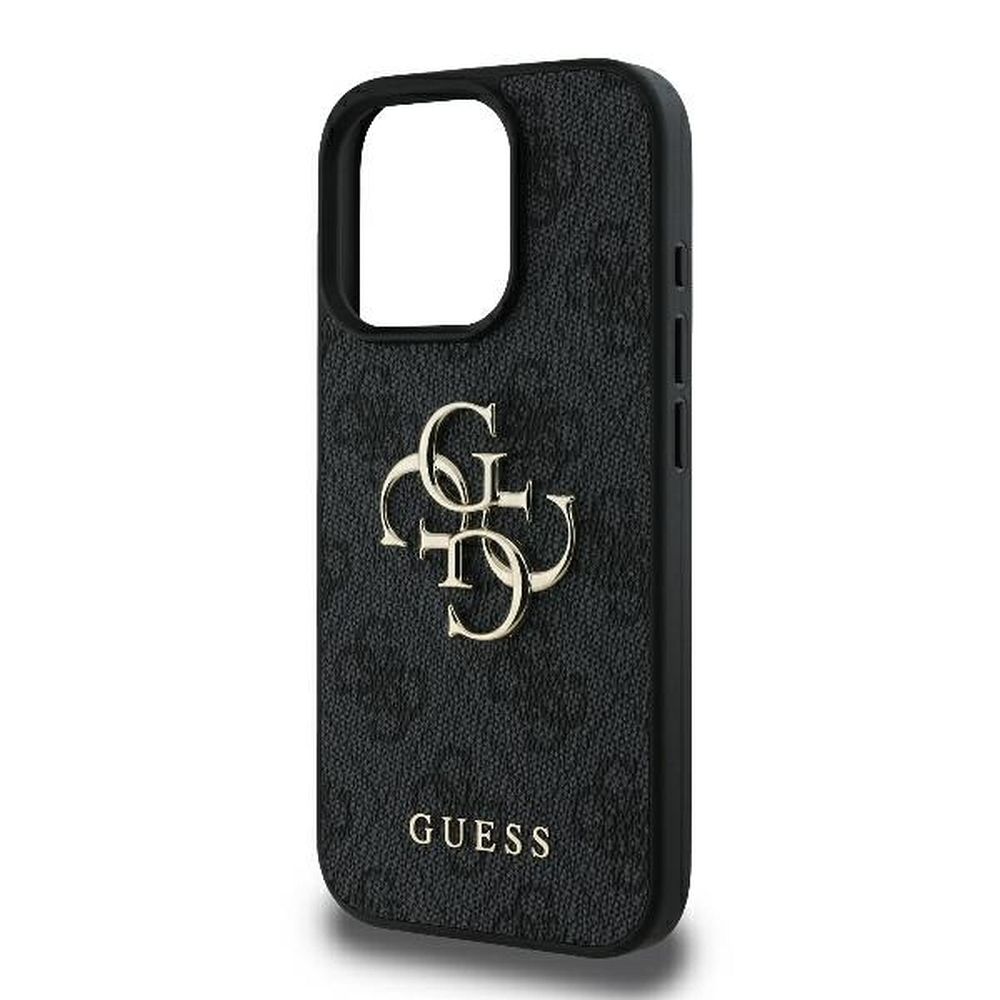 GUESS case for IPHONE 16 Pro Max GUHCP16X4GMGGR (4G PU Big Logo) black