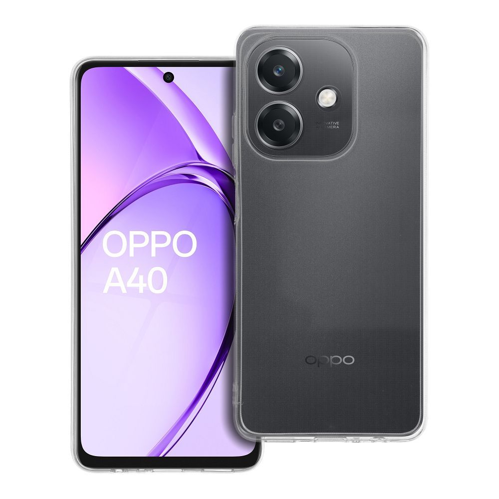 391fc784b13bf746b9b55a1e504e3a2e CLEAR Case 2 mm for OPPO A40 (camera protection) transparent