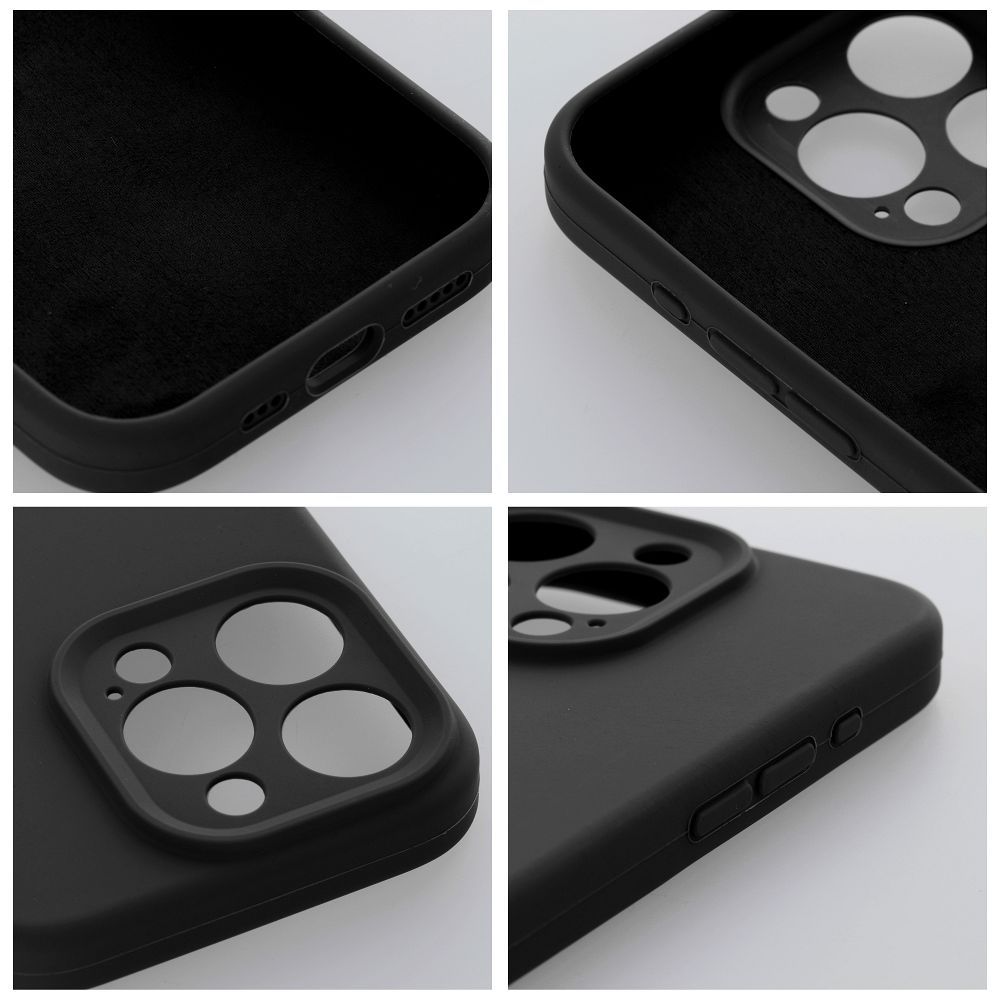 Case SILICONE 2mm for IPHONE 16 Plus black