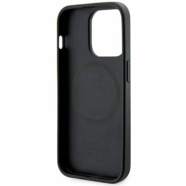 GUESS case for IPHONE 14 Pro GUHMP14LHGCFSEK (MAG GCUBE) black