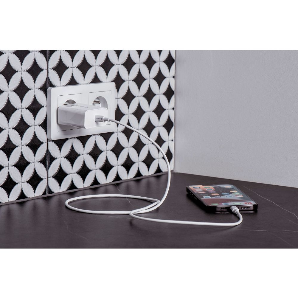 FORCELL F-ENERGY TFK-TC-45WPD travel charger Type C PD QC4.0 3A 45W white