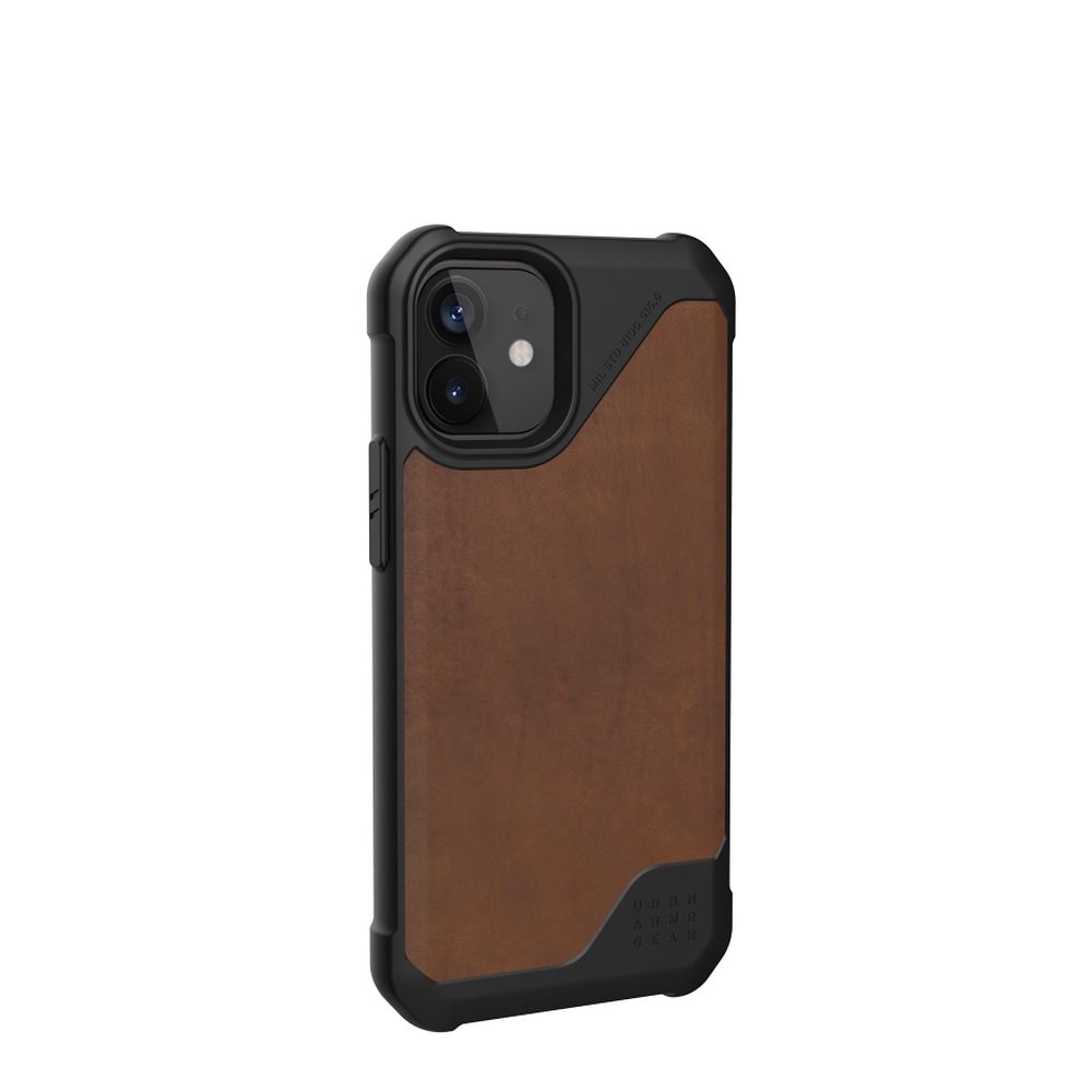 UAG Urban Armor Gear case METROPOLIS LT (leather) for IPHONE 12 Mini brown