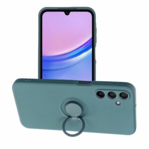 SILICONE RING case for SAMSUNG A15 5G / A15 4G green