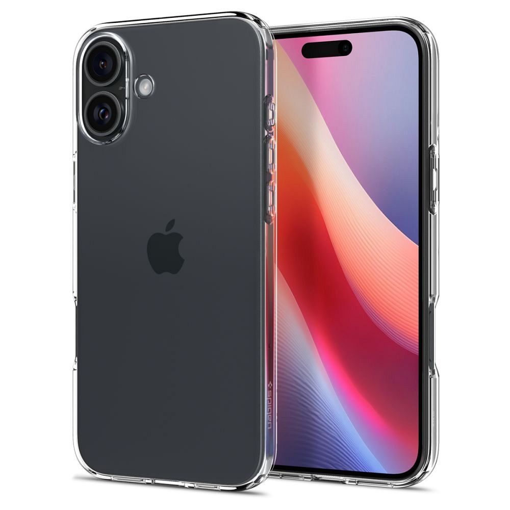 SPIGEN case LIQUID CRYSTAL for IPHONE 16 crystal clear