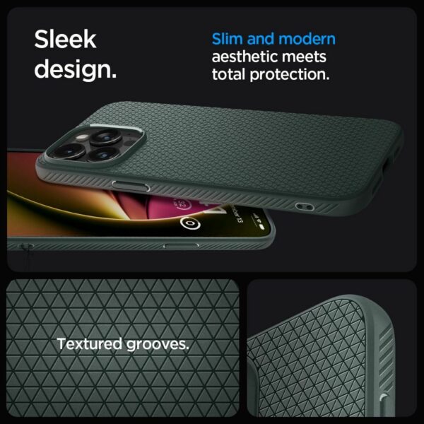 SPIGEN case LIQUID AIR for IPHONE 15 Pro Max abyss green