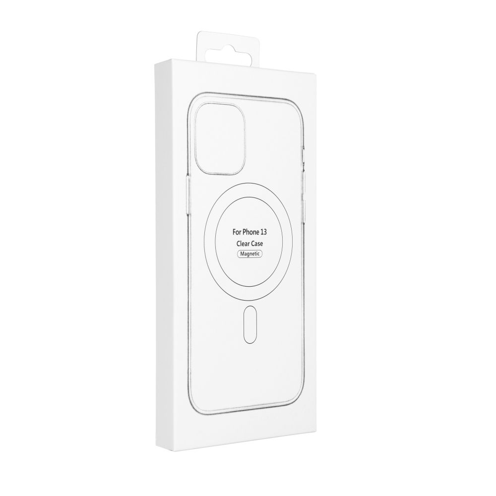 CLEAR MAG COVER case with camera protection compatible with MagSafe for IPHONE 13 transparent