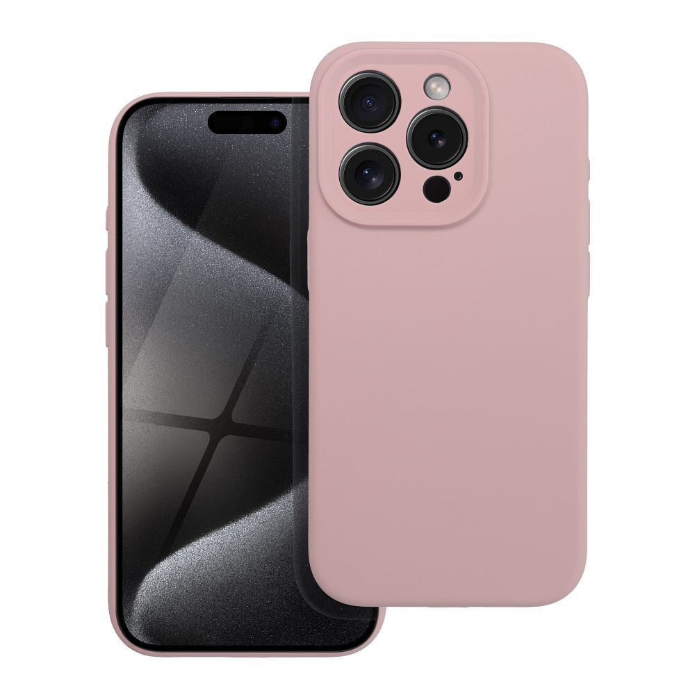 Case SILICONE 2mm for IPHONE 16 sand pink