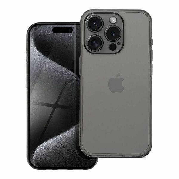 BOX PREMIUM 1,5 mm case for IPHONE 15 PLUS transprent black