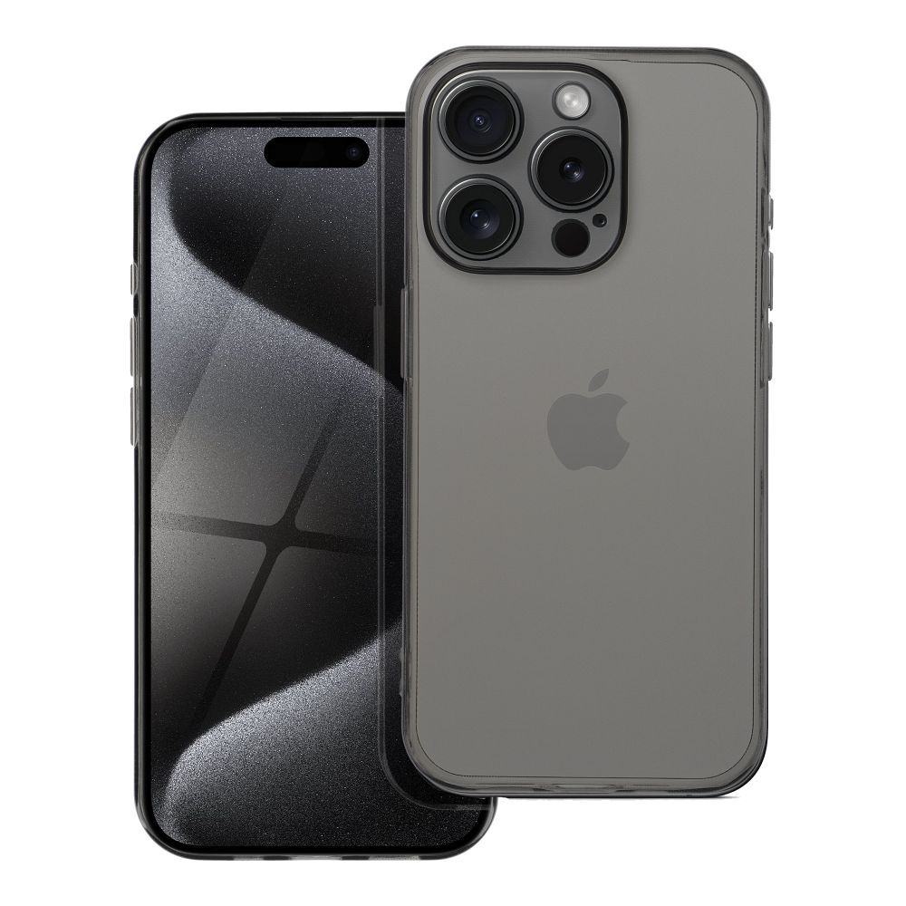 BOX PREMIUM 1,5 mm case for IPHONE 15 PLUS transprent black