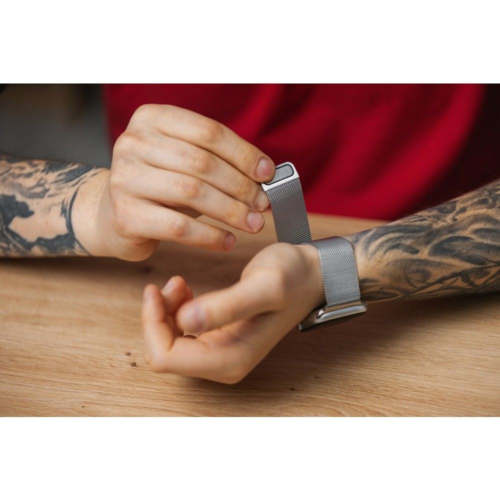FORCELL F-DESIGN FA03 magnetic stainless steel strap for APPLE Watch 38 / 40 / 41 mm black