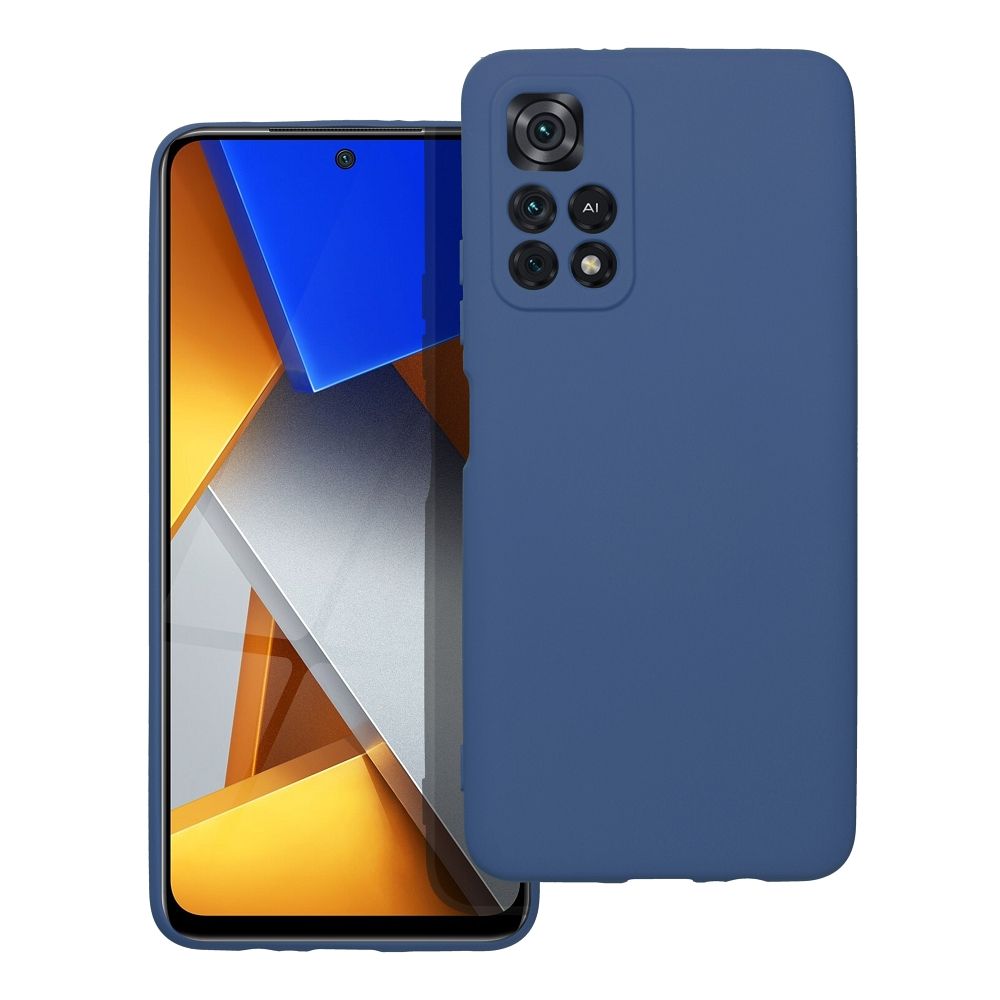 SILICONE case for XIAOMI POCO M4 Pro 5G / Redmi Note 11T 5G / Redmi Note 11S 5G blue