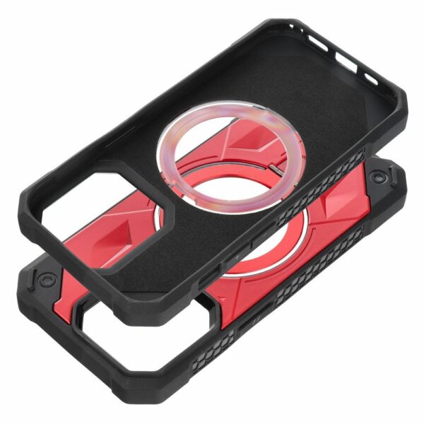 ARMOR MAG COVER case compatible with MagSafe for IPHONE 12 / 12 Pro red