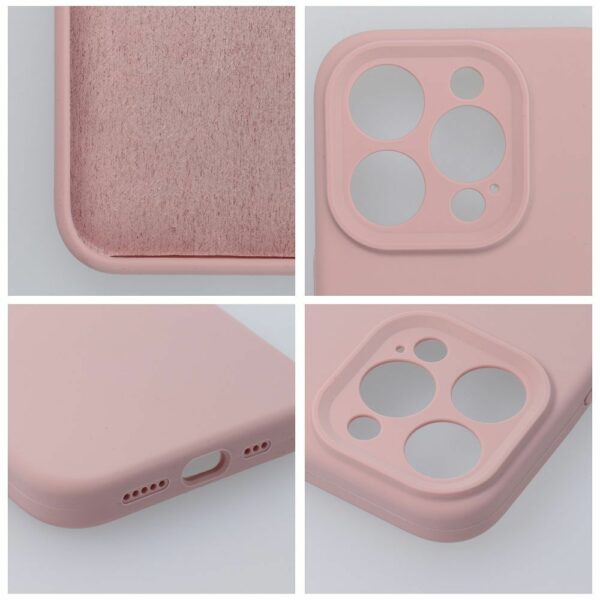 Case SILICONE 2mm for IPHONE 15 Pro pink