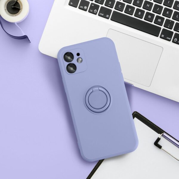 SILICONE RING case for SAMSUNG A15 5G / A15 4G violet
