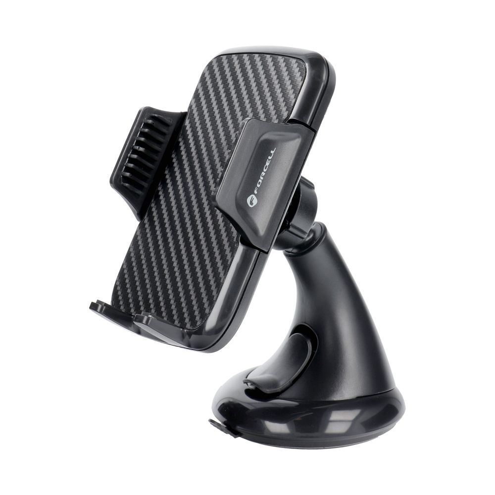 FORCELL F-GRIP Carbon HT1 car holder for windshield / dashboard black