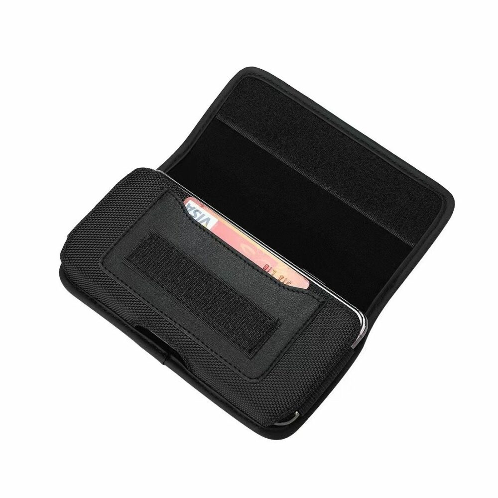 Horizontal universal case OXFORD model 3 for IPHONE 11 / 11 PRO / 12 / 12 PRO / 13 / 13 PRO / SAMSUNG A10 / A41 / A50 / A51 / HUAWEI P30 LITE / P40 / P8 / P9 LITE black