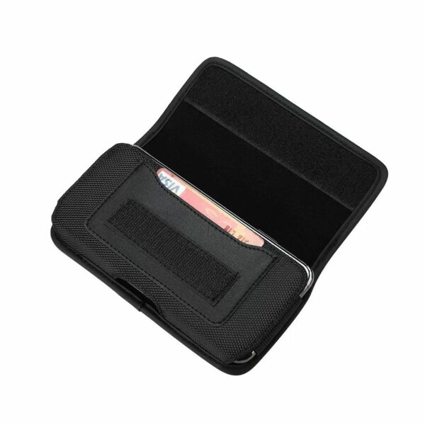 Horizontal universal case OXFORD model 3 for IPHONE 11 / 11 PRO / 12 / 12 PRO / 13 / 13 PRO / SAMSUNG A10 / A41 / A50 / A51 / HUAWEI P30 LITE / P40 / P8 / P9 LITE black