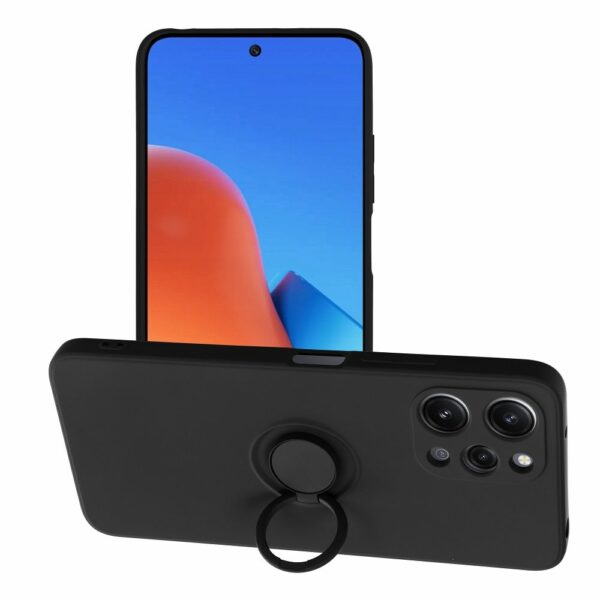 SILICONE RING case for XIAOMI Redmi 12 4G black