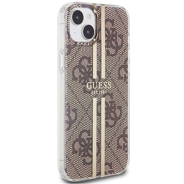 GUESS case for IPHONE 15 Plus GUHCP15MH4PSEGW (4G Gold Stripe) brown