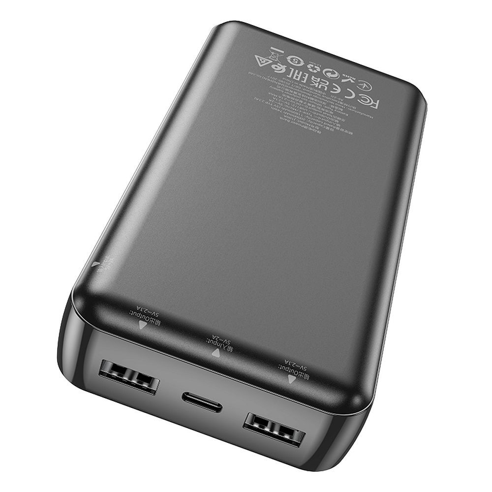 HOCO powerbank 20000 mAh 2,1A J100A black