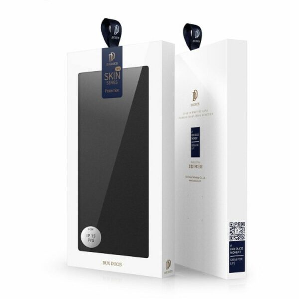 DUX DUCIS wallet case SKIN PRO for IPHONE 15 Pro black