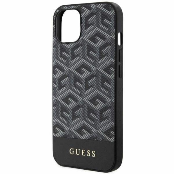 GUESS case for IPHONE 14 GUHMP14SHGCFSEK (MAG GCUBE) black