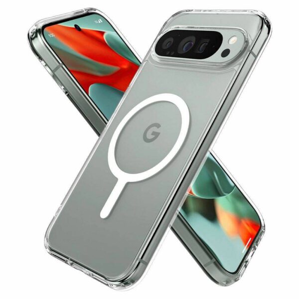 SPIGEN case ULTRA HYBRID Onetap Ring MagSafe for GOOGLE Pixel 9 Pro white