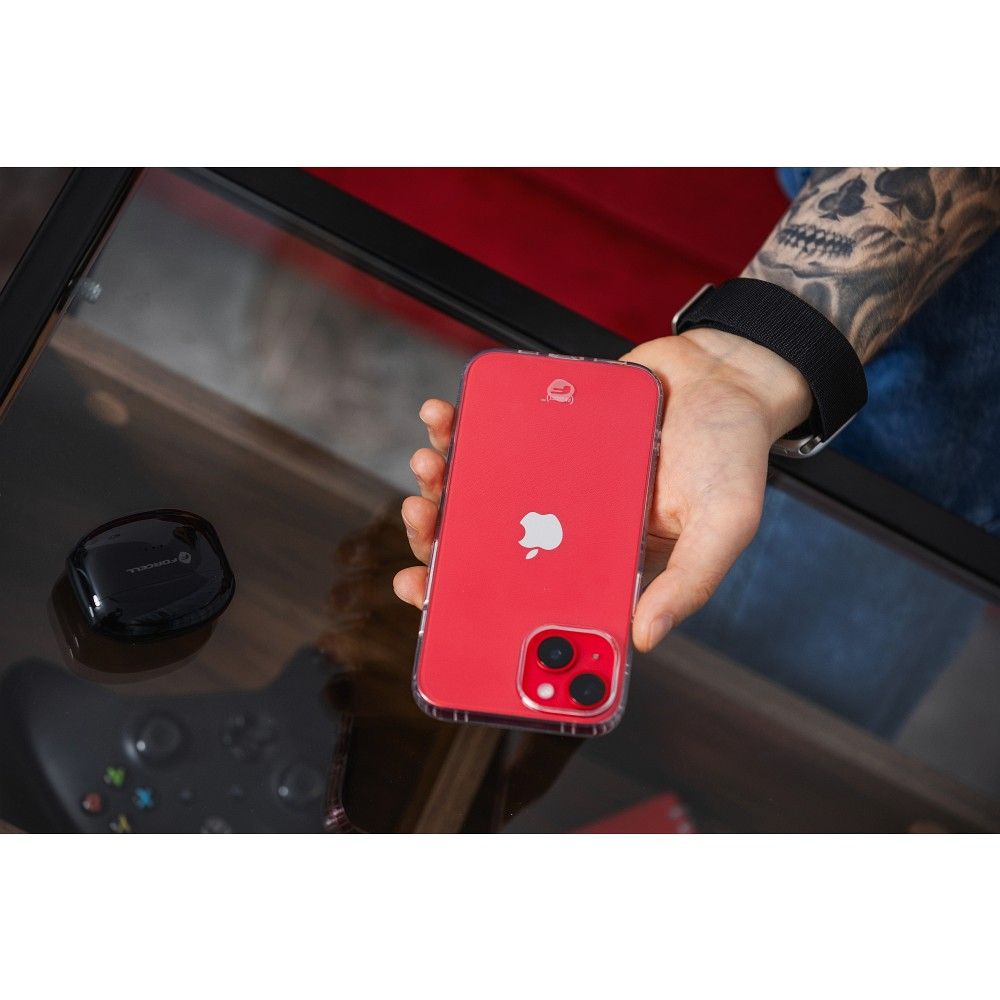 FORCELL F-PROTECT Long Lasting thin case for IPHONE 15 Pro transparent