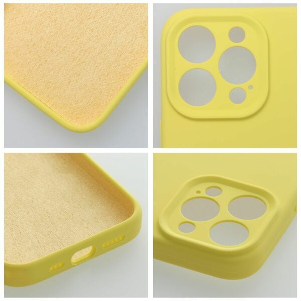 Case SILICONE 2mm for IPHONE 13 lemon