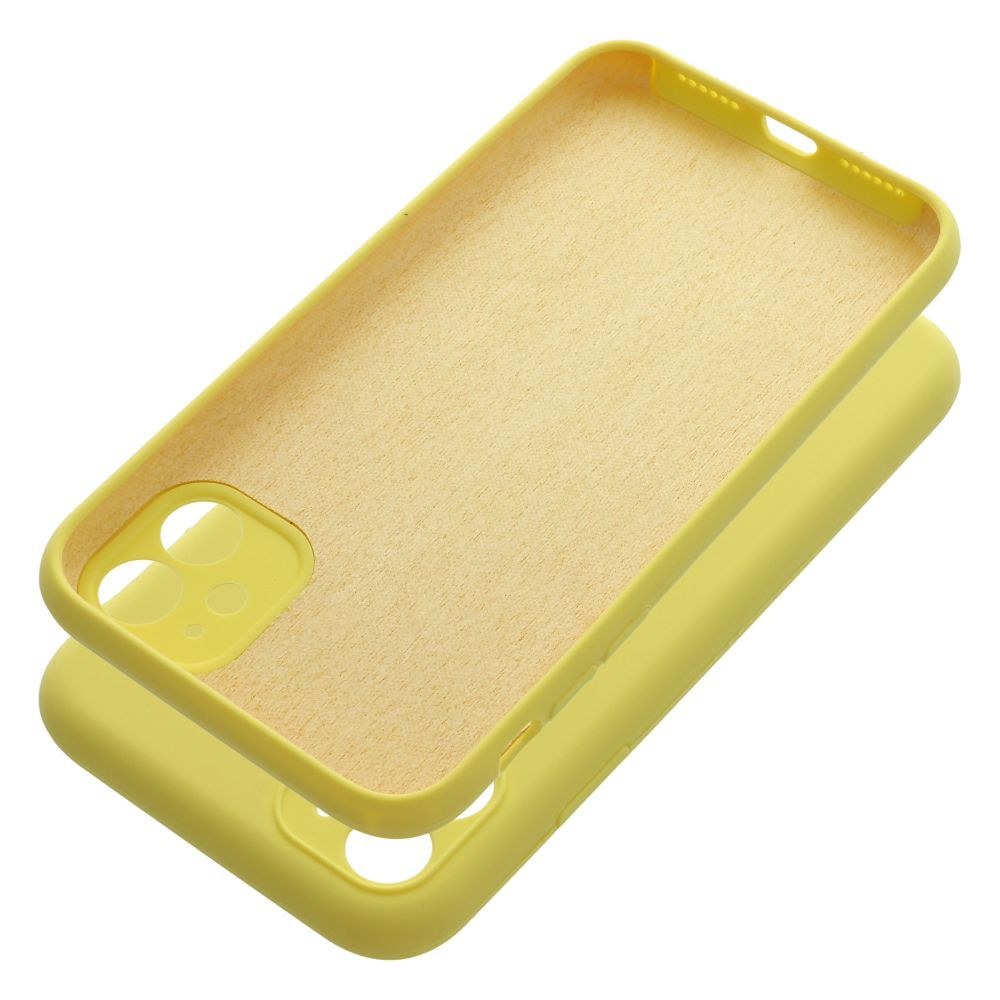 Case SILICONE 2mm for IPHONE 11 lemon