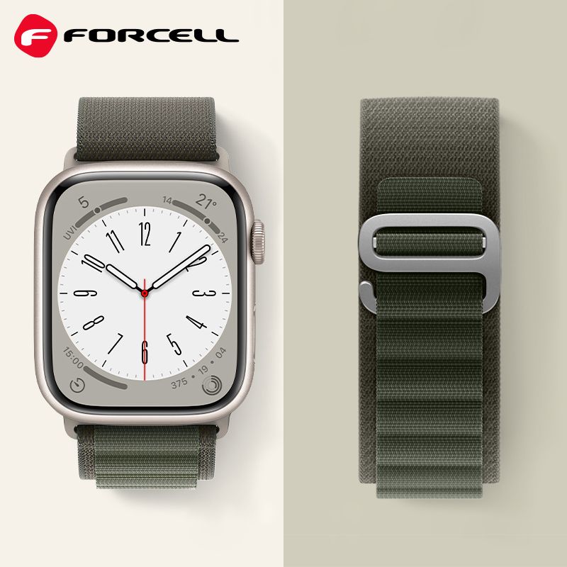 FORCELL F-DESIGN FA13 strap for APPLE Watch 38 / 40 / 41 mm green
