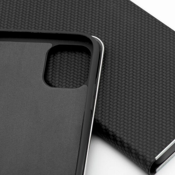 LUNA Book Carbon for IPHONE 15 Plus black
