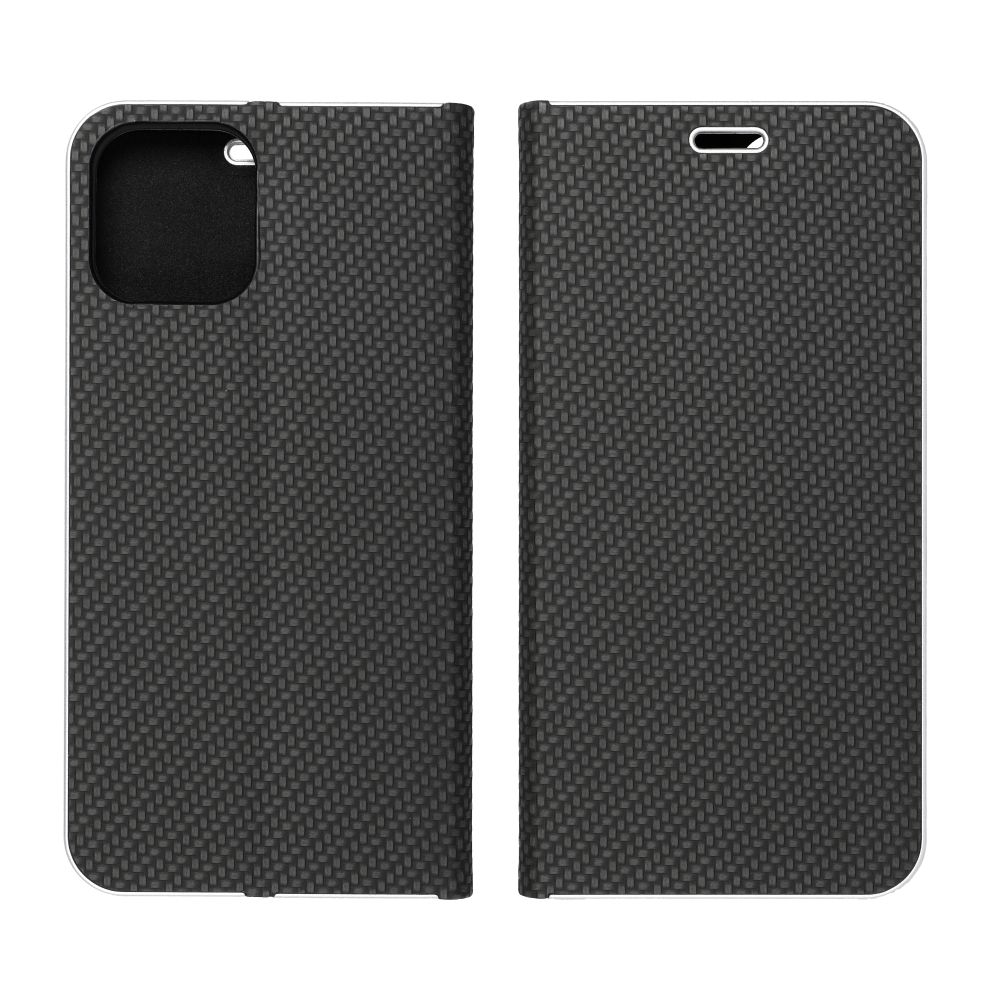 3f74ea8508335e12ffebc986454d785a LUNA Book Carbon for IPHONE 15 Pro black