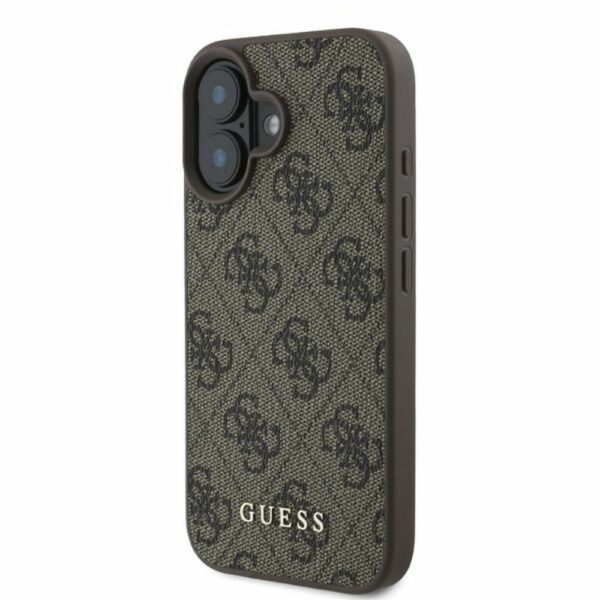 GUESS case for IPHONE 16 GUHCP16SG4GFBR (PU 4G Classic) brown